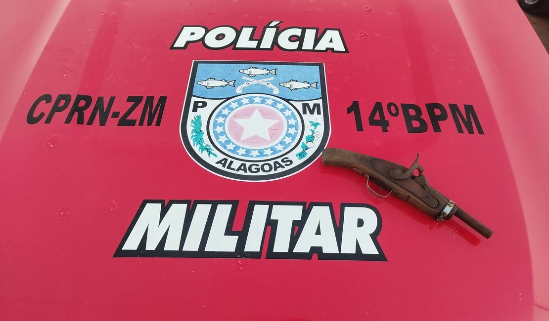 Homem procurado por tentar matar a esposa é preso na zona rural de Joaquim Gomes