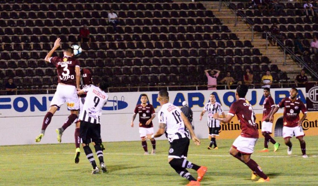 ASA jogará contra o Coritiba pela Copa do Brasil no Couto Pereira