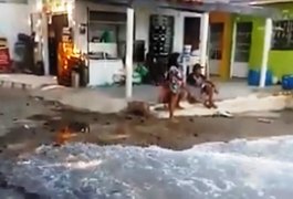 Prefeitura de Marechal decreta emergência após avanço do mar na Barra Nova