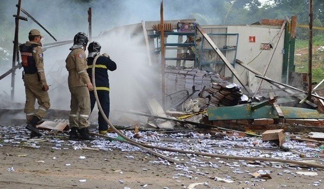 Morre no HGE vítima da explosão de barraca de fogos em Penedo