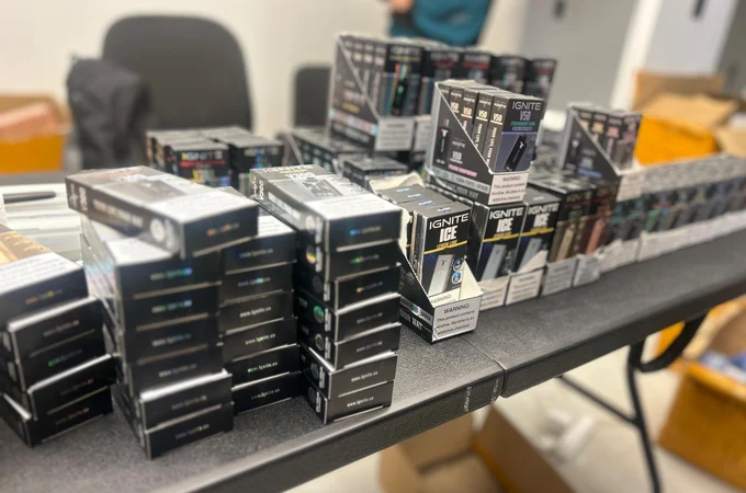 PF recebe 2 Mil produtos apreendidos em operação contra cigarros eletrônicos e vapes, em Maceió