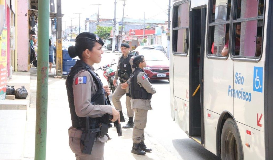 Maceió tem queda de 82% nos assaltos a ônibus em novembro, a maior redução da história
