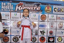 Arapiraquense é bicampeã alagoana de Karatê e vai disputar o Brasileiro em São Paulo