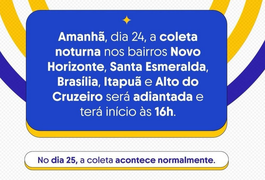 Coleta de lixo em alguns bairros de Arapiraca acontece mais cedo na véspera do Natal; saiba mais