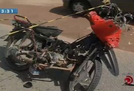Motociclista morre após colidir com traseira de caminhão