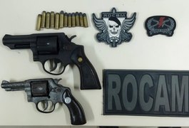 3° BPM prende jovem que estava com dois revólveres em bar no bairro Baixa Grande