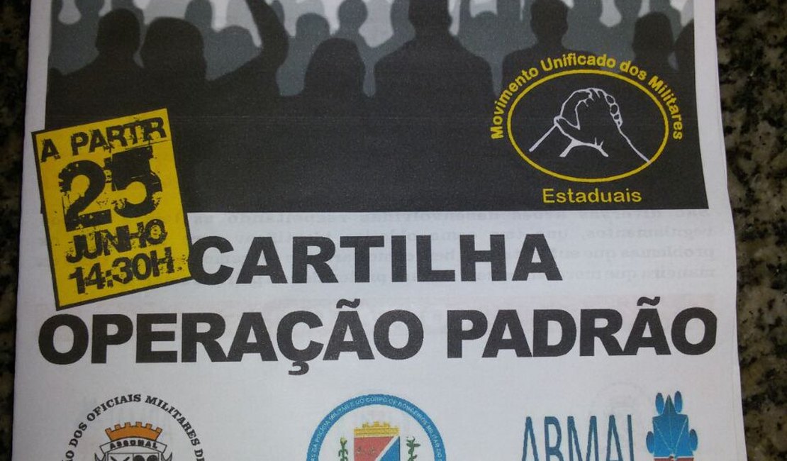 Policiais e Bombeiros decidem por “Operação padrão” em Alagoas