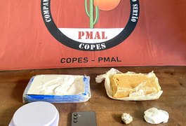COPES Caatinga apreende quase 1,5 kg de drogas durante ação em Arapiraca