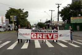 Jornalistas de Alagoas seguem em greve geral e fazem manifestações em Maceió