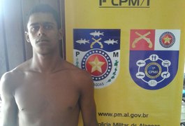 PM prende jovem de 21 anos por tráfico de drogas em Campo Alegre