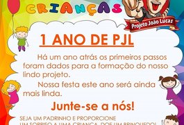 Projeto João Lucas realiza campanha para o Dia das Crianças