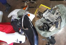 GM de Girau do Ponciano recupera moto desmanchada e captura suspeito na zona rural