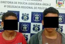 Menores são apreendidos com motocicleta roubada, na AL 115, em Arapiraca