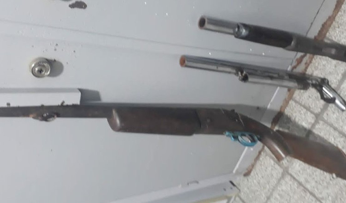 Número de armas apreendidas em Alagoas recua 27% este ano