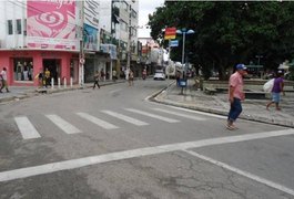 Faixas de pedestre serão revitalizadas em Arapiraca