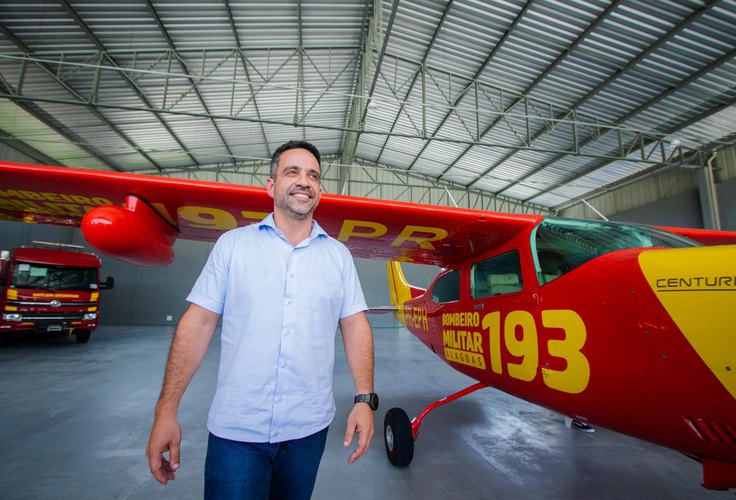 Governador destaca heroísmo do Grupamento Aéreo na inauguração da nova base do Comando de Aviação