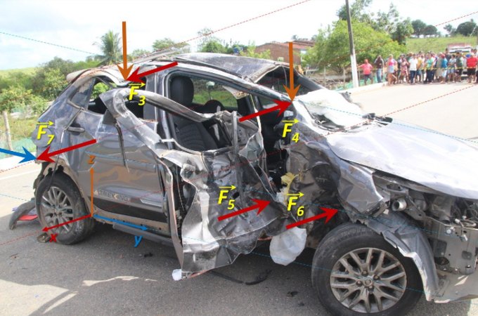 Motorista estava a mais de 100 KM/h em acidente que matou duas pessoas em Feira grande, fiz perícia