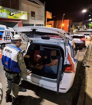 Operação Lei Seca em Palmeira dos Índios prende cinco pessoas por embriaguez ao volante
