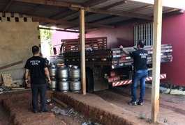 Polícia desmonta comércio irregular de gás de cozinha e combustível em Arapiraca