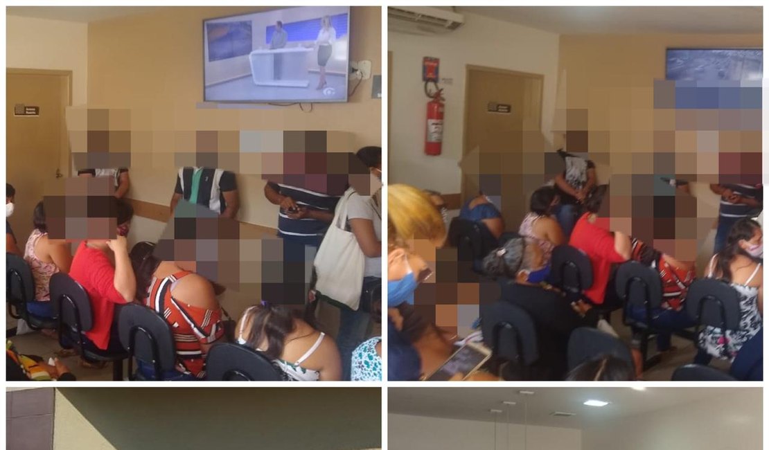Usuários denunciam aglomeração em clínicas de Arapiraca