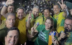Pernambuco se veste de verde-amarelo para apoiar Flávio Bolsonaro e Alfredo Gaspar
