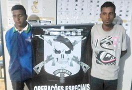 Pelopes prende jovens com cocaína em Arapiraca