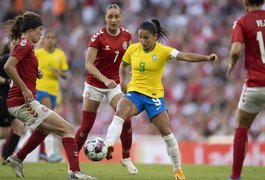 Seleção Brasileira feminina sofre gol nos acréscimos e perde amistoso para a Dinamarca