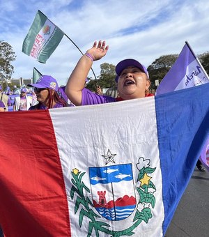 Delegação alagoana participa da Marcha das Margaridas 2023 em Brasília