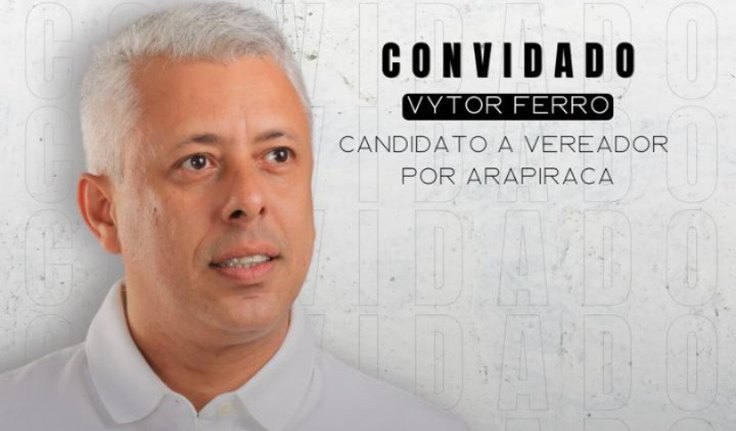 Candidato a vereador por Arapiraca, Victor Ferro será o entrevistado desta quinta-feira do Já É Cast