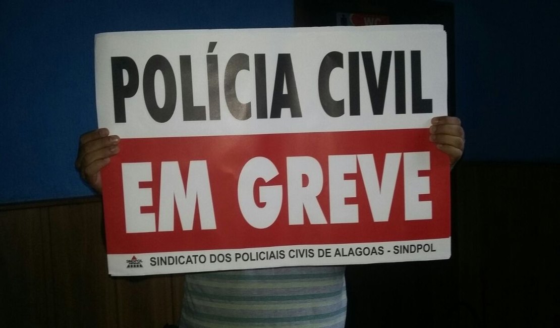 Agentes da Polícia Civil entram em greve por reajuste salarial