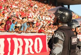 PM disponibiliza mais de 200 militares para a disputa entre CRB e Santa Cruz