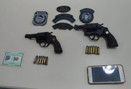 Polícia prende dois homens por porte ilegal de arma de fogo na zona rural de São Sebastião