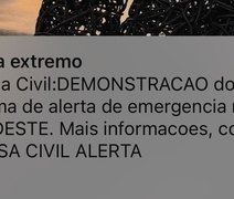 Alerta da Defesa Civil é acionado em celulares de Alagoas