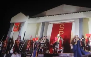 Espetáculo da Paixão de Cristo de Arapiraca é exibido no Cinesystem