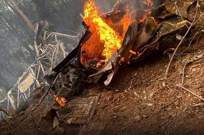 Piloto morre carbonizado em queda de avião usado para combater incêndios em Minas Gerais