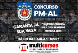 Multicursos oferece capacitação para concurso da PM de Alagoas