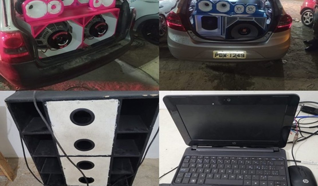 Aparelhos sonoros são apreendidos em ações do 'Na Base do Sossego'