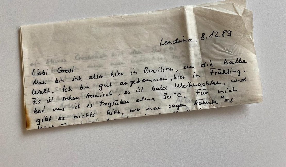 Jornalista busca autor de carta escrita no Brasil há 32 anos e encontrada em trem na Europa