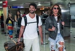 Após feriadão em Alagoas, Sabrina Sato e Duda Nagle desembarcam em SP