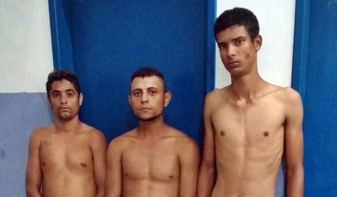 Trio suspeito de tráfico de drogas em Boca da Mata é detido pela Polícia Civil
