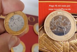 Moeda 'perna de pau' da Olimpíada pode valer até R$ 20 mil para colecionadores