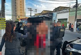 Foragido da Justiça da Paraíba por estupro de vulnerável é preso em Maceió