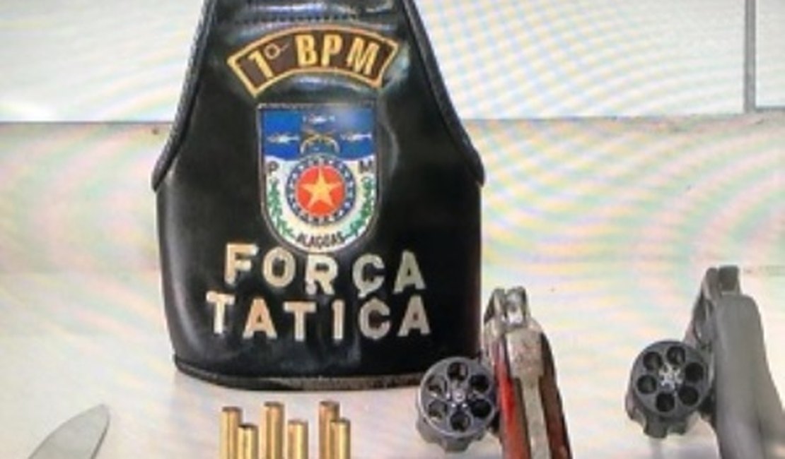 Operação policial apreende adolescentes e armas no Vergel do Lago, em Maceió