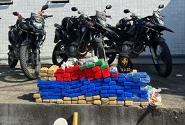 Polícia apreendeu 110 kg de drogas e 17 armas nos últimos cinco dias