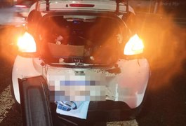 Motorista que estava dirigindo embriagado é preso em flagrante após batida em Arapiraca