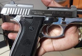 Policiais da caatinga capturam homem com pistola no Sertão