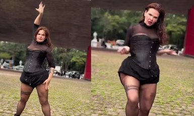 Ao som de Britney Spears, Thais Carla exibe nova silhueta e celebra: 'Corpo que dança'