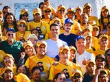 Prefeito de Coité do Nóia, Bueno Higino, acompanha JHC e Gilvan Barros em romaria ao Juazeiro