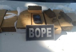 Operação prende suspeito com seis quilos de maconha em Maceió