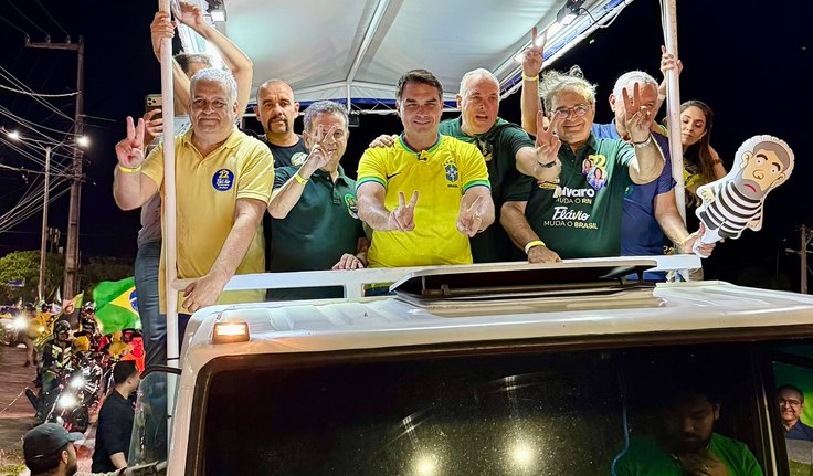 O Nordeste acordou!: Flávio Bolsonaro afirma que falsas promessas de Lula não enganam mais o povo brasileiro em tour pela região com seu vice Alfredo Gaspar